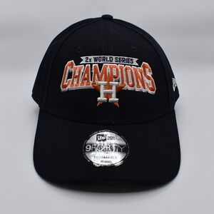 New Era 9FORTY Houston Astros 2x World Series Champions Adjustable Hat Cap NWT